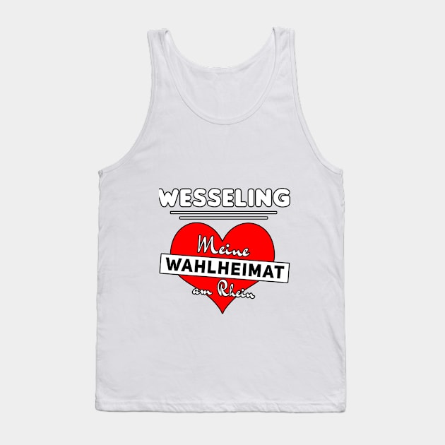 Wesseling Wahlheimat Rhein Tank Top by DePit DeSign